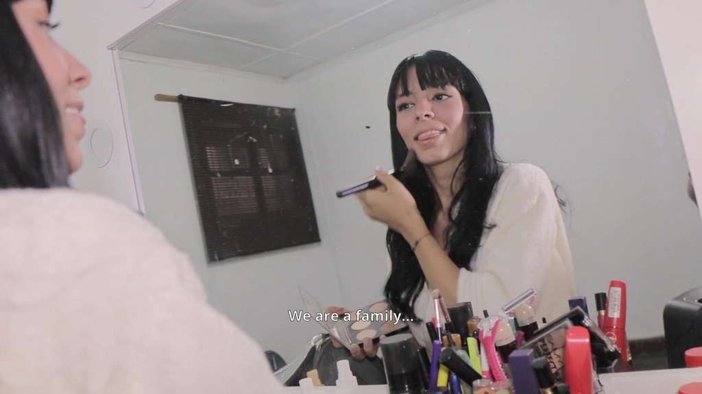 Behind the scenes. IVANNA JAMES, CONNY PEYTON AND DANIELA ORTIZ + pissing. LTP037